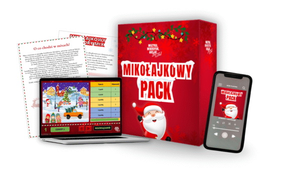 MIKOŁAJKOWY PACK – Zestaw mixów i gier ekranowych na świąteczne imprezy