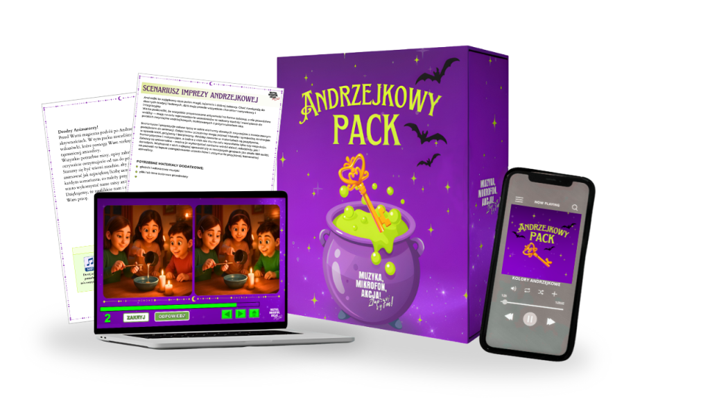 ANDRZEJKOWY PACK - Zestaw mixów i gier ekranowych na andrzejkowe imprezy