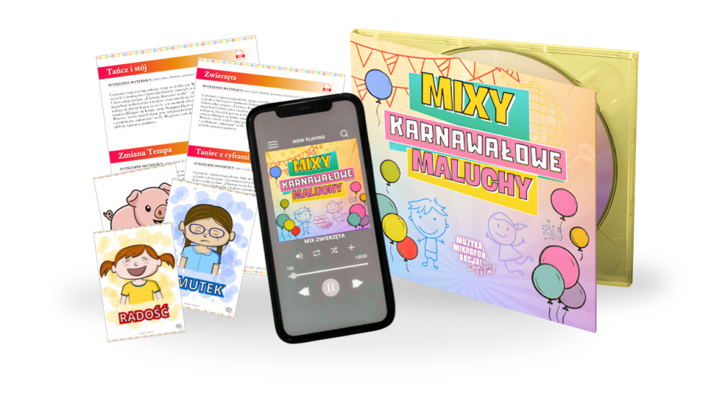 MIXY KARNAWAŁOWE MALUCHY - Zestaw mixów na karnawał dla przedszkolaków