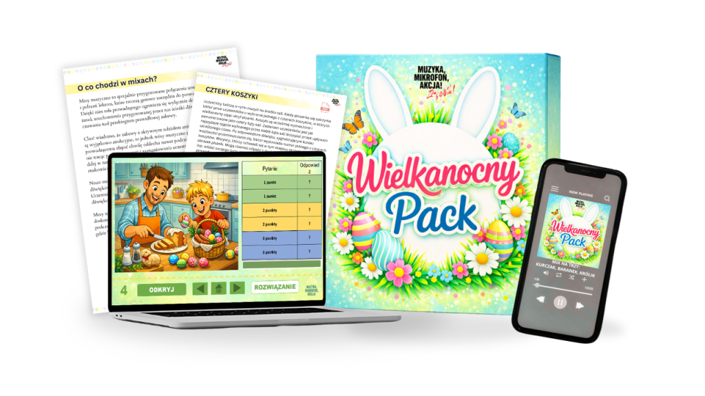 WIELKANOCNY PACK - Zestaw mixów i gier ekranowych na wielkanocne imprezy
