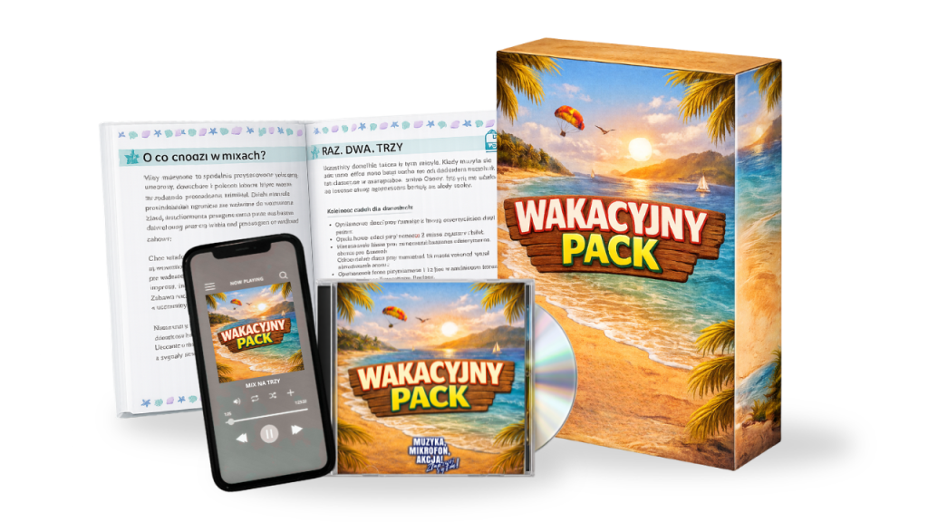WAKACYJNY PACK - Zestaw mixów i zabaw na wakacyjne animacje